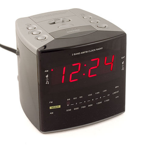 COV-CCCR Hidden Color Video Camera with Integrated Digital Video Recorder Built into a Working Clock Radio.