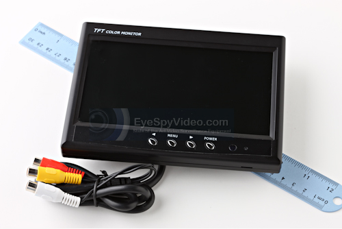 VM-70 7" LCD/TFT Color Video Monitor with Audio and Mirror Mode
