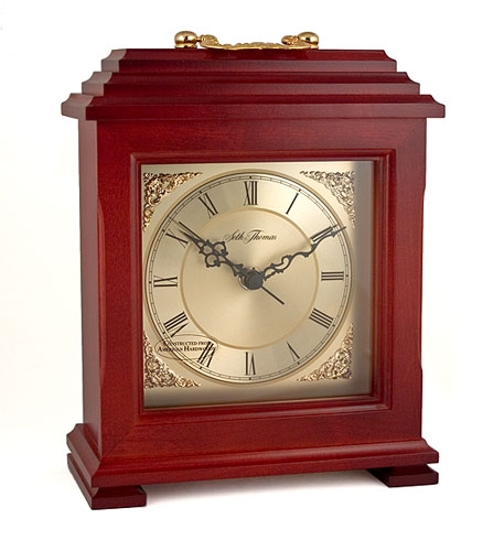 COV-BWMC Hidden Black & White Camera with Integrated Digital Video Recorder Built into a Handsome Wood Mantel Clock